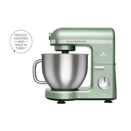 Mastermaid Chef Pro Çift Kollu Stand Mikser Cabbage Green 1750 W