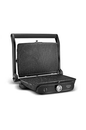 Karaca Gastro Grill Glass Premium Tost Makinesi Black Chrome 2400 W