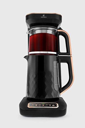 Karaca Robotea Pro Quartz 4 in 1 Konuşan Çay Makinesi Black Copper