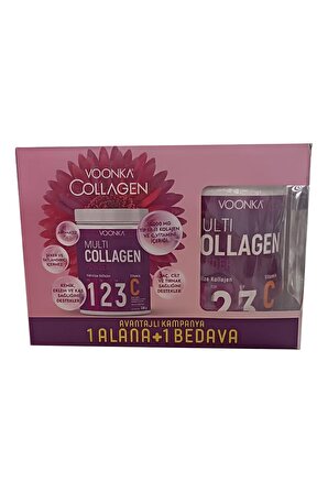 Voonka Multi Collagen Powder 300 gr x2 Avantajlı Kampanya 1 Alana 1 Bedava!!