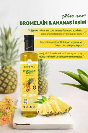 Bromelain Ananas İçeren Detox Şurubu