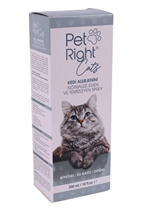 Pet Right Cats Kedi Alerjinini Nötralize Eden Sprey