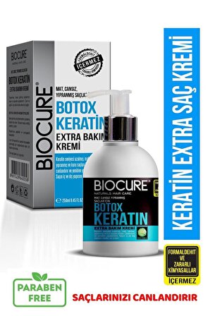 Biocure Botox Keratin Extra Bakım Saç Kremi 250 Ml.