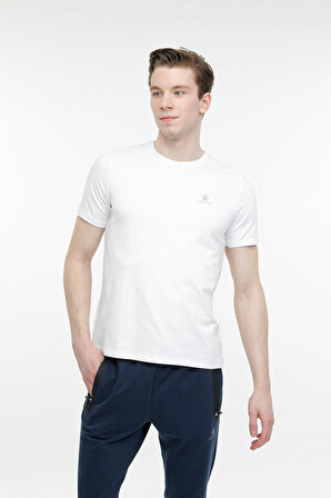 M-CT110 BSC C NK T-SH 3FX Beyaz Erkek Kısa Kol T-Shirt