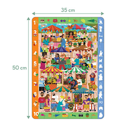 Moritoys Farmer’s Market 4+ Yaş Büyük Boy Puzzle 48 Parça