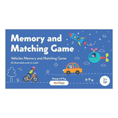 Memory and Matching Game: Vehicles - 42 Kartlı Araçlar Hafıza ve Eşleştirme Oyunu