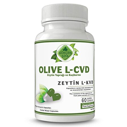 Gökçek Şifa Zeytin L-KVD (Olive L-CVD) Kapsül