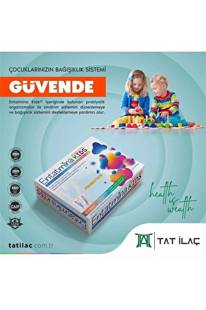 Entatmina Kids 10 Flakon 2 Milyar Bacillus Clausii Sporu Içeren Probiyotik X 2 Paket