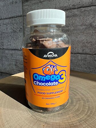 Vitatoy Omega-3 Çikolatalı Çiğnenebilir Balık Yağı 60'lı