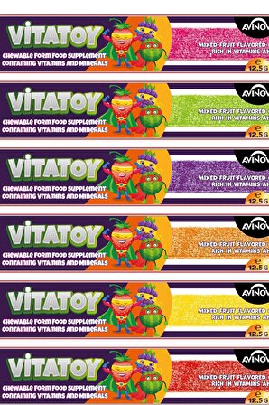 Vitatoy Vitamin ve Mineral Stick 12,5 gr x 108 Adet