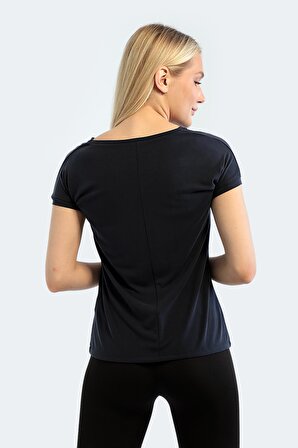 Slazenger PLAY Kadın T-Shirt Lacivert