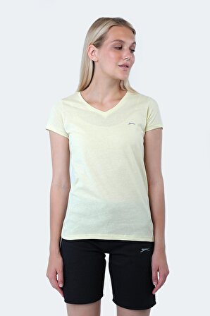 Slazenger REBELL I Kadın T-Shirt Sarı