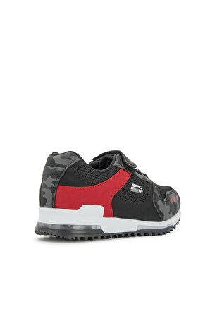 Slazenger EDMOND KTN Sneaker Erkek Çocuk Ayakkabı Siyah Kamuflaj
