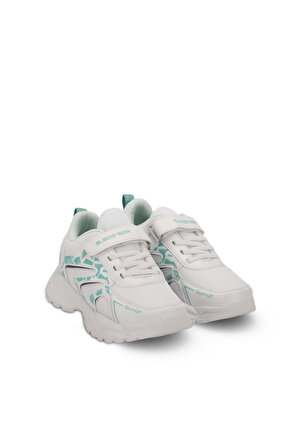 Slazenger KANNER Sneaker Kız Çocuk Ayakkabı Beyaz / Yeşil