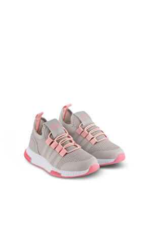 Slazenger EXPO Sneaker Kız Çocuk Ayakkabı Gri / Pembe