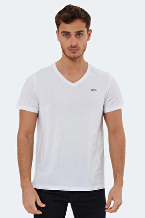 Slazenger RIVALDO Erkek T-Shirt Beyaz
