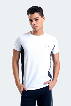 Slazenger RYAN Erkek T-Shirt Beyaz / Siyah