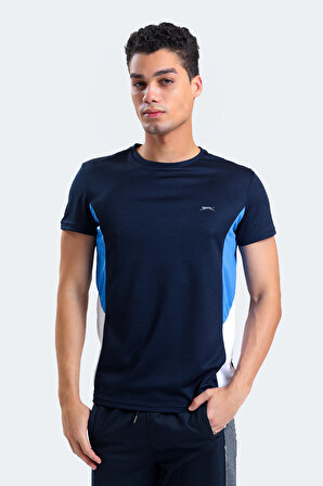 Slazenger RYAN Erkek T-Shirt Lacivert / Mavi