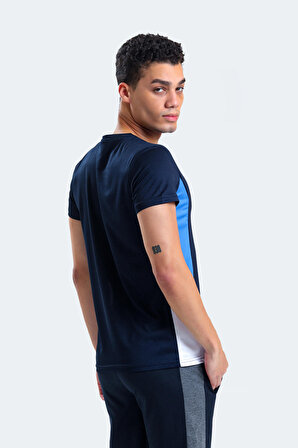 Slazenger RYAN Erkek T-Shirt Lacivert / Mavi