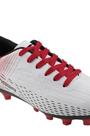 Slazenger SCORE I KRP Futbol Erkek Çocuk Krampon Ayakkabı Beyaz / Kırmızı
