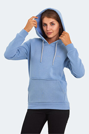 Slazenger KESHIAN Kadın Sweatshirt Mavi