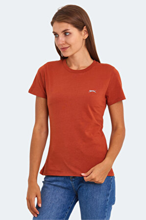 Slazenger KORNELI I Kadın T-Shirt Kiremit