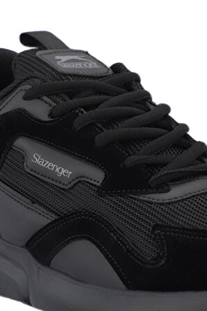Slazenger OPTION Sneaker Erkek Ayakkabı Siyah / Siyah