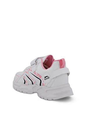 Slazenger KANNER Sneaker Kız Çocuk Ayakkabı Beyaz / Pembe