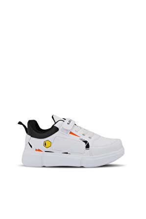 Slazenger KEPA IN Unisex Çocuk Sneaker Ayakkabı Beyaz / Siyah