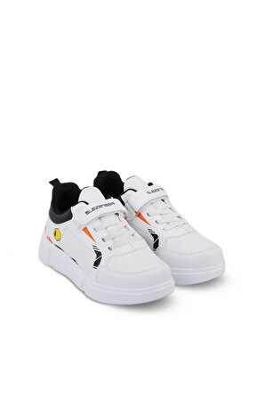 Slazenger KEPA IN Unisex Çocuk Sneaker Ayakkabı Beyaz / Siyah