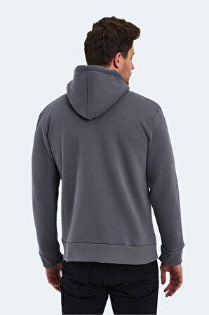 Slazenger KOBA IN Erkek Sweatshirt Koyu Gri