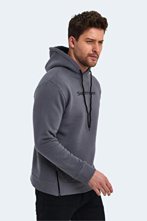 Slazenger KOBA IN Erkek Sweatshirt Koyu Gri