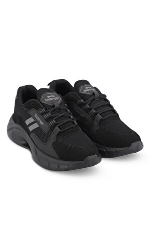 Slazenger MAKEDA KTN Erkek Sneaker Ayakkabı Siyah / Siyah
