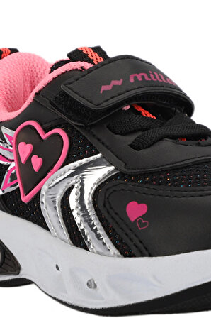 Mille PAOLINO Kız Çocuk Sneaker Ayakkabı Siyah