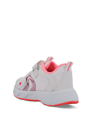 Mille PAOLINO Kız Çocuk Sneaker Ayakkabı Beyaz / Pembe