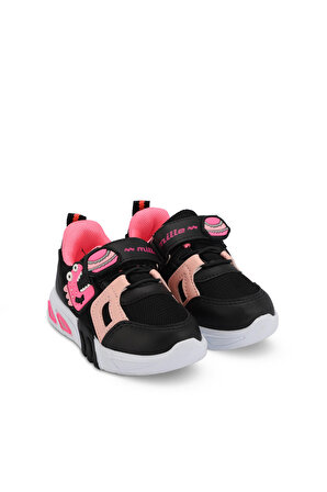 Mille PANAMA Kız Çocuk Sneaker Ayakkabı Siyah / Fuşya