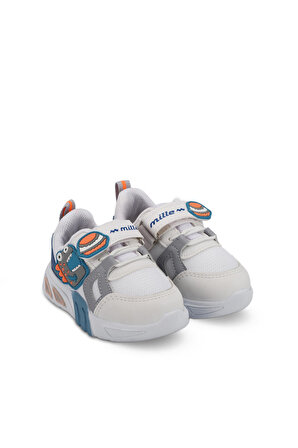 Mille PANAMA Unisex Çocuk Sneaker Ayakkabı Beyaz