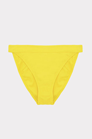 Sarı Slip Tek Alt Bikini