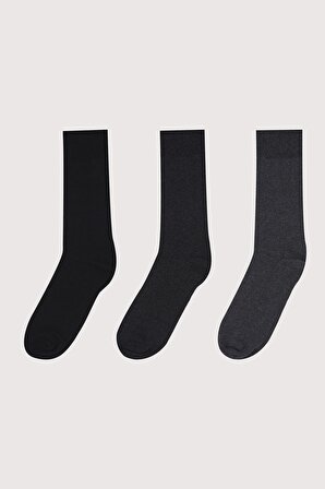 Renkli 3lü Soket Çorap