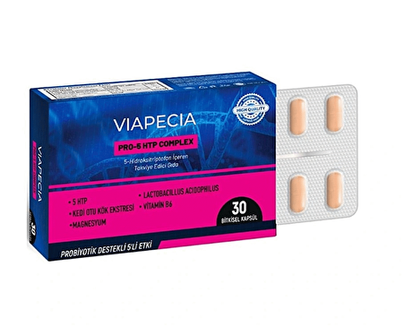 Viapecia Pro-5 Htp Complex 30 Bitkisel Kapsül