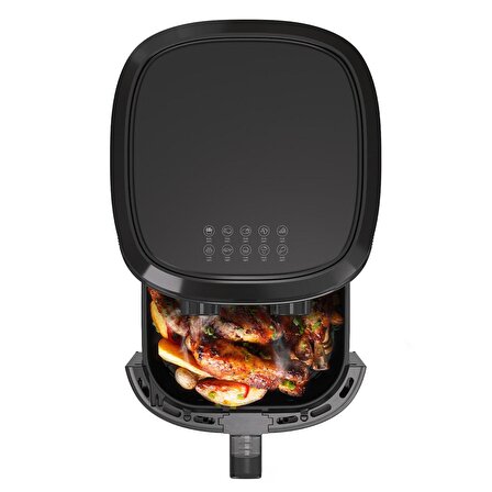 Blaupunkt A5550 Taste Master Tek Hazneli 5.5 Litre Air Fryer Fritöz 1800W Siyah