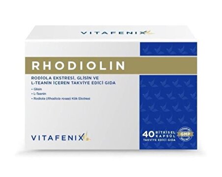 Vitafenix Rhodiolin Rodiola Kök Ekstresi 40 Kapsül - SKT:01/2025
