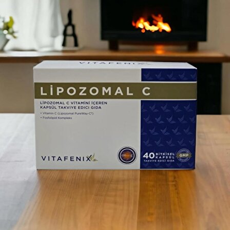 Lipozomal C Vitamini İçeren Takviye Edici Gıda 40 Kapsül