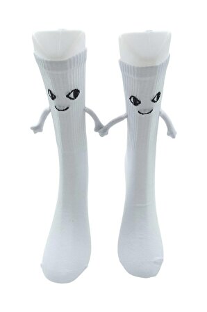 Sıcak Dostluklarınıza Heyecan Katın: Elele Tutuşan 2'li Sevgili Arkadaş Çorapları 