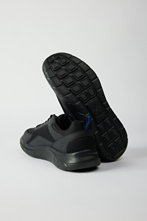 Erkek Siyah Sneaker Spor Ayakkabı