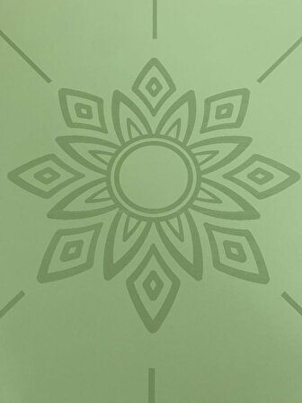 Sun Series Kaydırmaz Yüzeyli 5mm Yoga Matı   Soft Yeşil