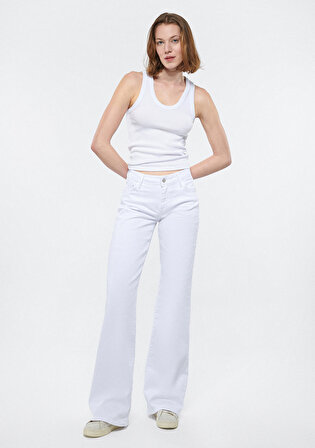 DELİDOLU Beyaz Everyday Vintage Jean Pantolon 1010485183