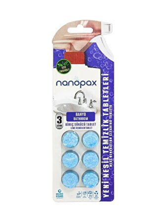 Nanopax Banyo Temizleyici Tablet 6'lı