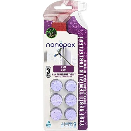 Nanopax Cam Temizleme Tableti 6'lı