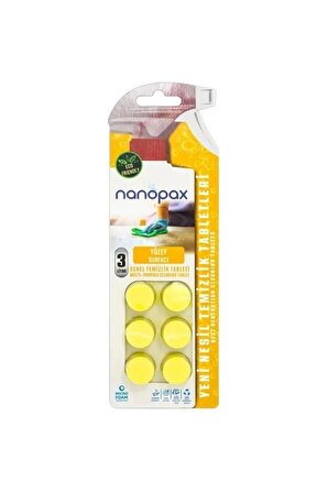 Nanopax Yüzey Temizleyici Tablet 6 Adet 